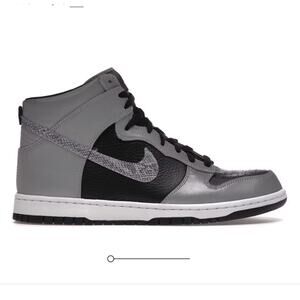 Nike Dunk Reflective High Cocoa Snake Gray Black sz US 9